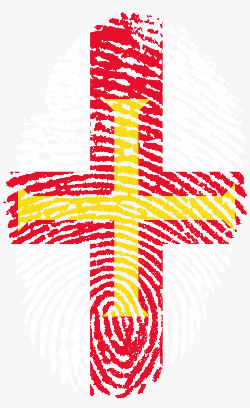 Guernsey Flag Fingerprint Country 662684 - Trinidad And Tobago Flags, transparent png