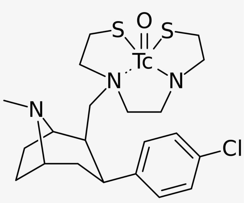 Cocaine Analog - Chemical Structure Trodat 1, transparent png