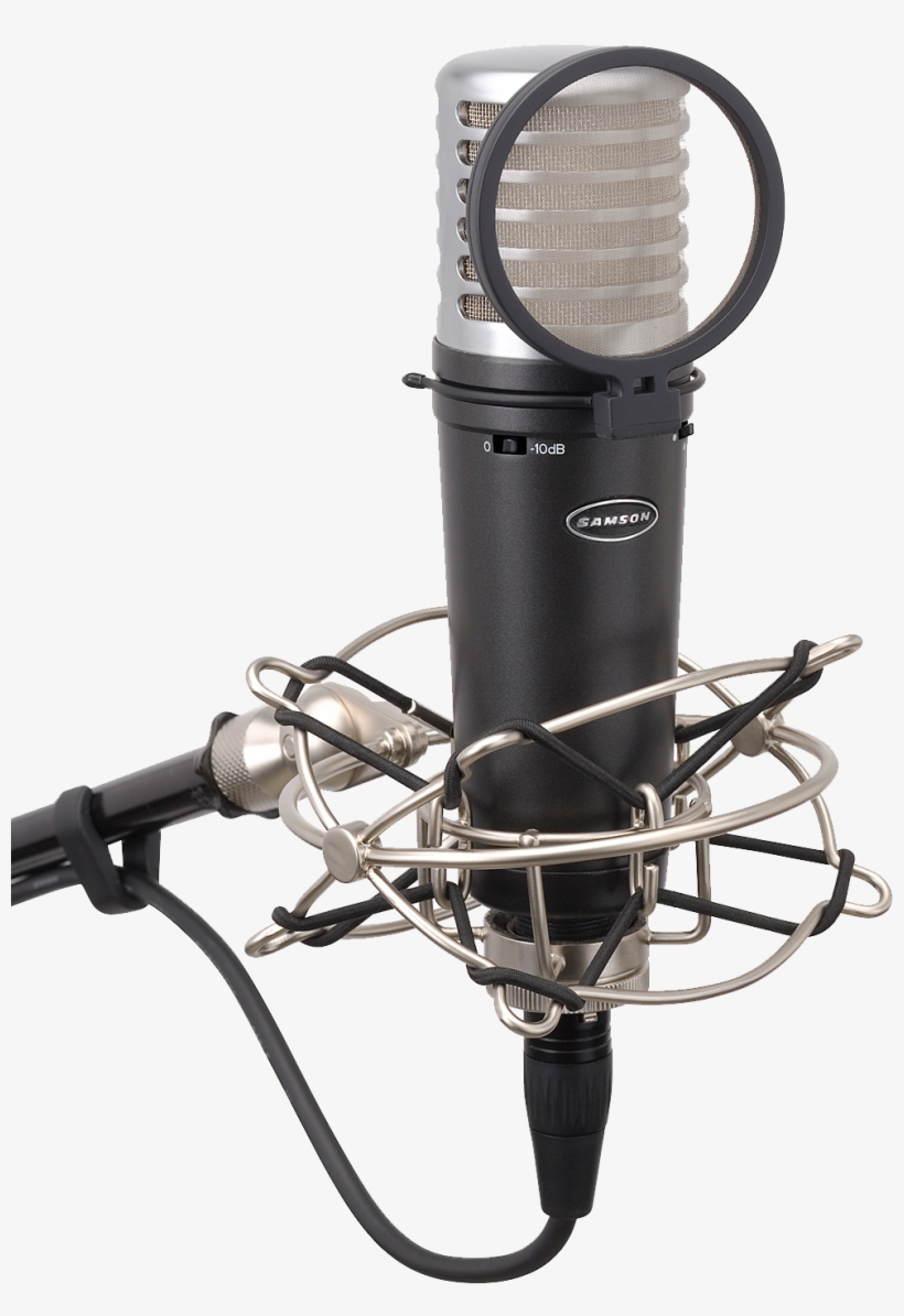 Studio Microphones Png Condenser Microphone - Samson Mtr201, transparent png