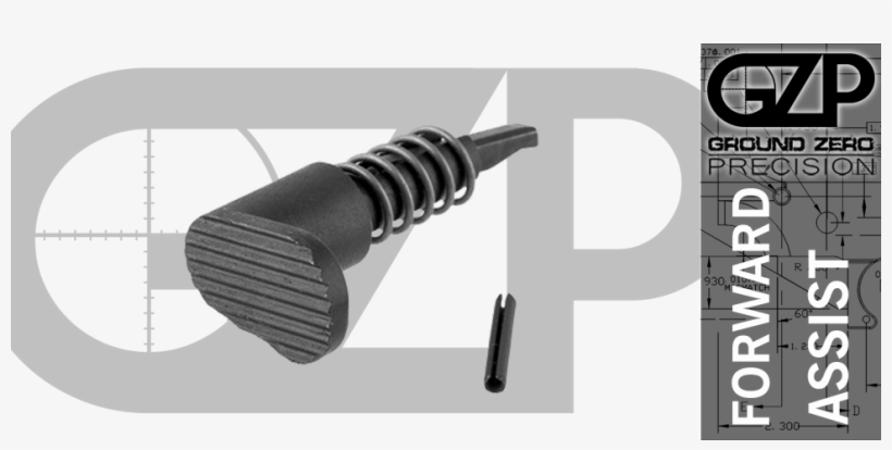 Teardrop Forward Assist - Ar 10 Fde Buffer Tube, transparent png