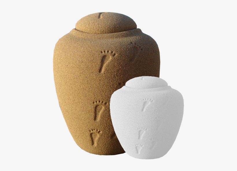 Footprints In The Sand Biodegradable Urn - Biodegradable Urns, transparent png