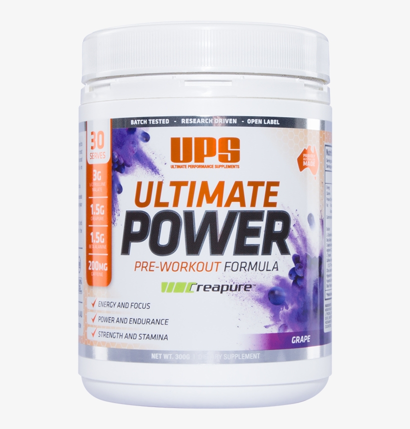 Ultimate Power 30 Serve Grape - Ups Ultimate Power 30 Serves : Grape, transparent png