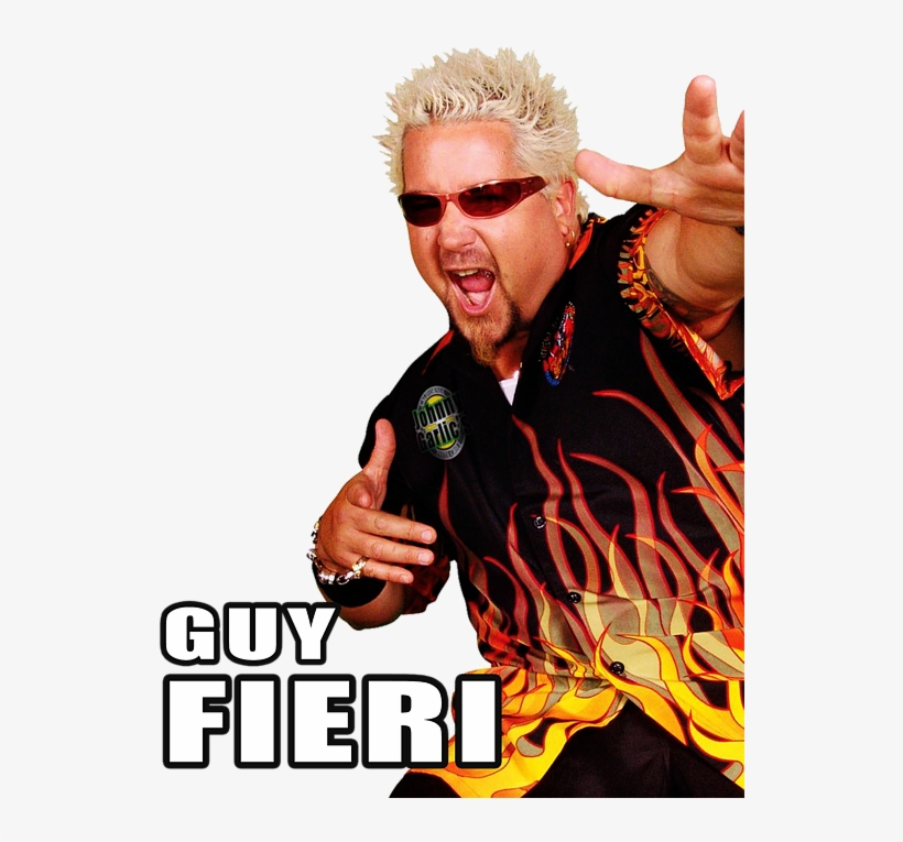 Bleed Area May Not Be Visible - Guy Fieri Eating Hotdog, transparent png