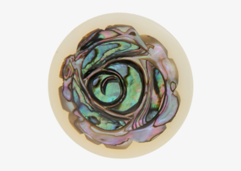 "rose" Abalone Shell Insignia 33mm - Insignia My Imenso 33-0531, transparent png