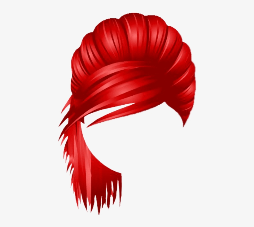 Vector Freeuse Download Nyc Party Pulled Back Hair - Red Hair Clipart, transparent png