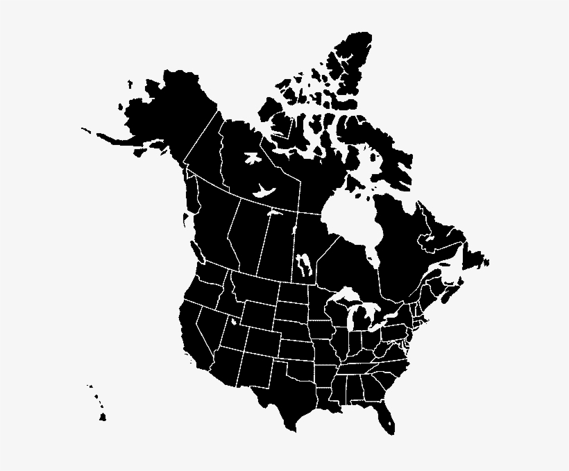 Usa Canada Silhouette Transbg - Us Election Canada Meme, transparent png