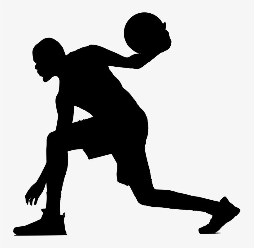 Free Photo Sport Tall Game Ball Player Man Basketball - Basketball Silhouette, transparent png