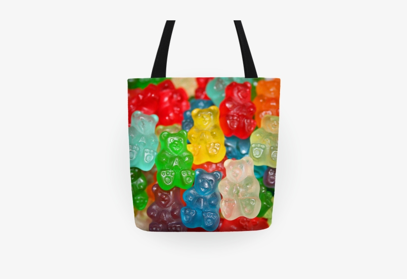 Gummy Bear Tote Tote - Gummy Bear Gif, transparent png