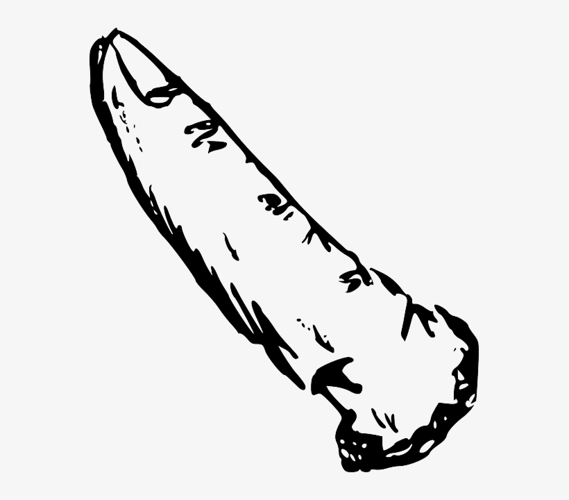 Part, Outline, Cartoon, Finger, Body, Index, Fingers - Black And White Finger, transparent png