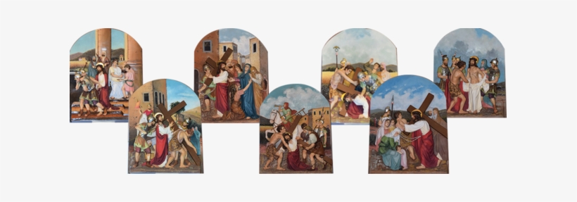 Stations Of The Cross - Catholic Church Stations Of The Cross, transparent png