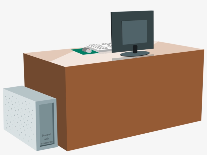 Computer Desk Png Hd - Computer Desk, transparent png