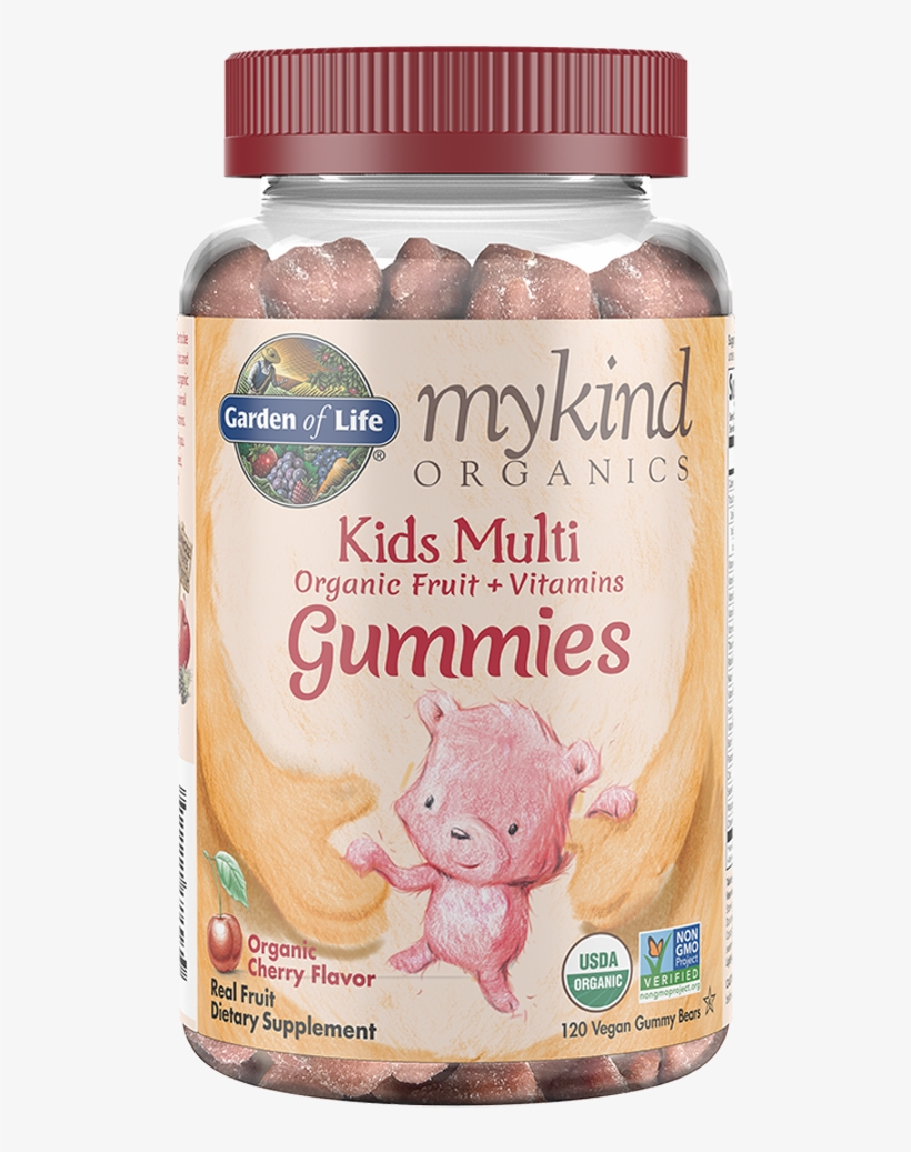 Mykind Organics Kids Multi Gummies Organic Cherry - Garden Of Life Multi Kids, transparent png