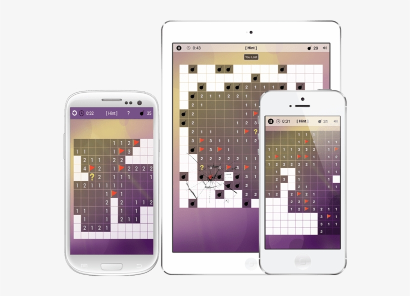 Put Your Math And Puzzle-solving Skills To Work Trying - Minesweeper Ios Game, transparent png