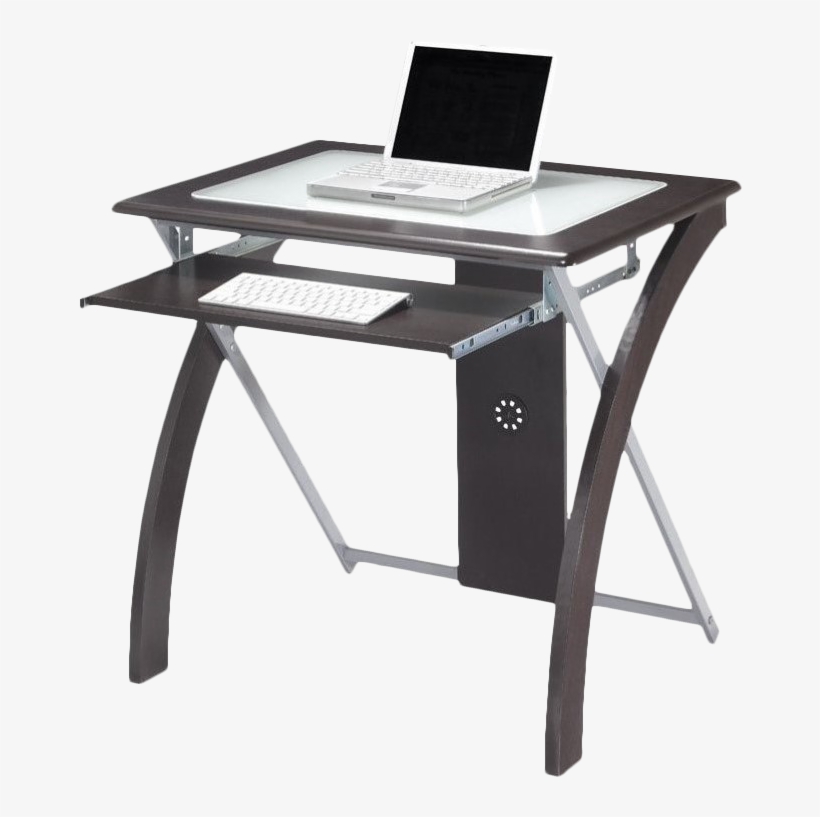 Img - Small Glass Desktop Desk, transparent png