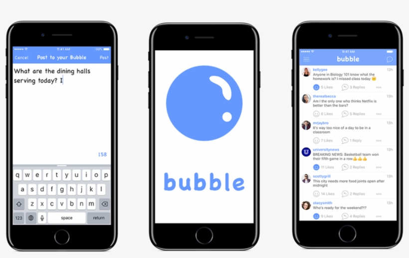 Bubble 3devices Black - Iphone, transparent png
