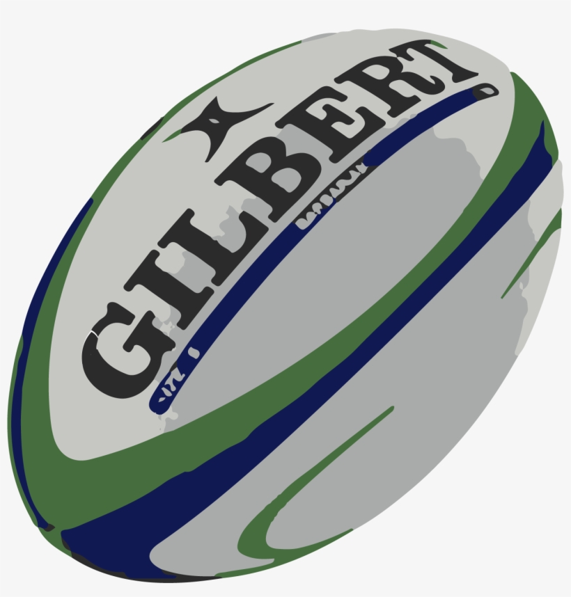 Rugby Ball Png Picture - Gilbert Barbarian Match Rugby Ball, transparent png