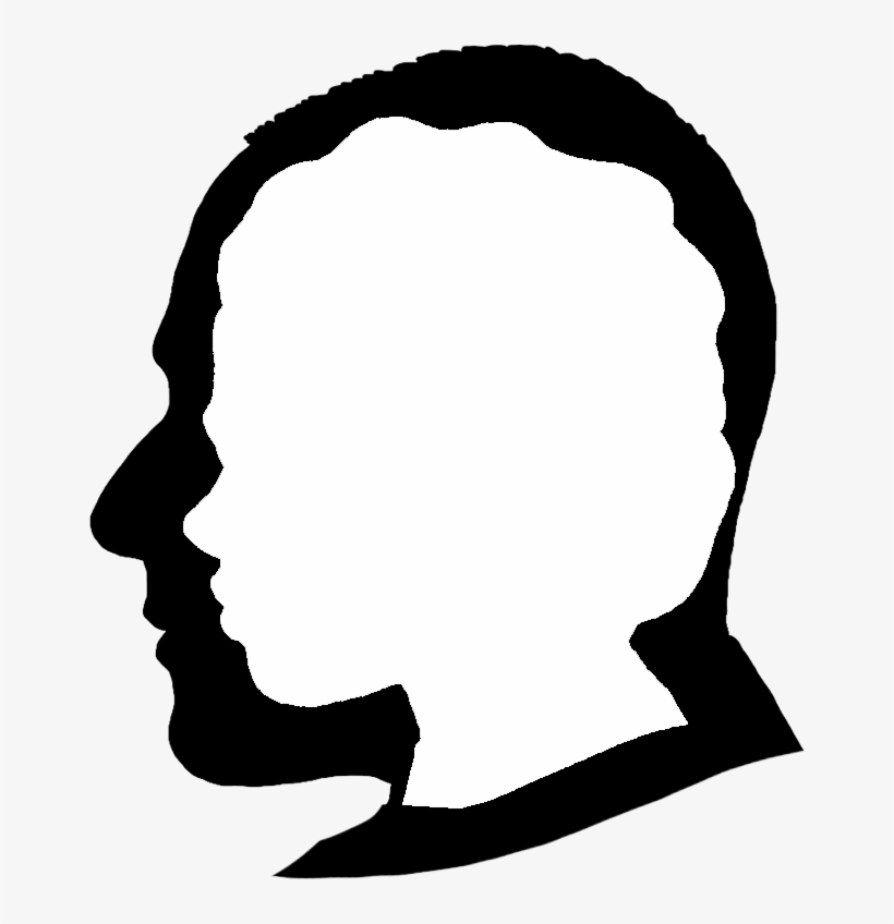 The Woman In The Man's Head Png, Head Silhouette, transparent png