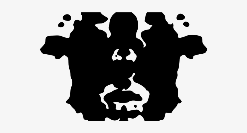 Woman Head Clipart Silhouette - Rorschach Png, transparent png