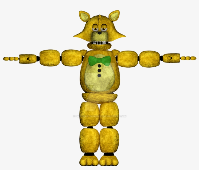 New Golden Fang By Pikachufungaming-d9aclg0 - Five Nights At Fang's, transparent png