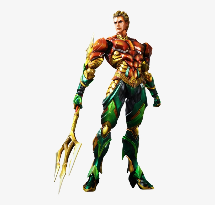 Aquaman Png Clipart - Aquaman Action Figure Variant Play Arts Kai Dc Square, transparent png