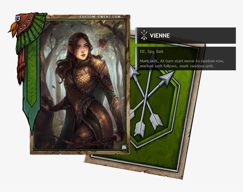 After Triggering Ambush Effect Go To Ambush Again If - Wood Elf Ranger Female, transparent png