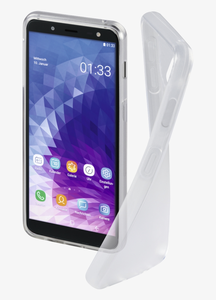 "crystal Clear" Cover For The Samsung Galaxy J6 , Transparent - Samsung Galaxy J6, transparent png