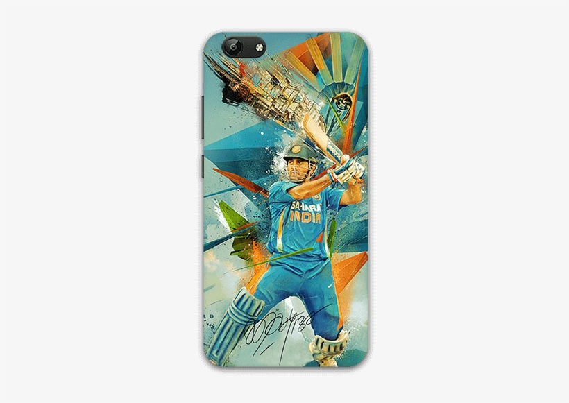 Dhoni Vivo Y69 Mobile Case - Vivo, transparent png