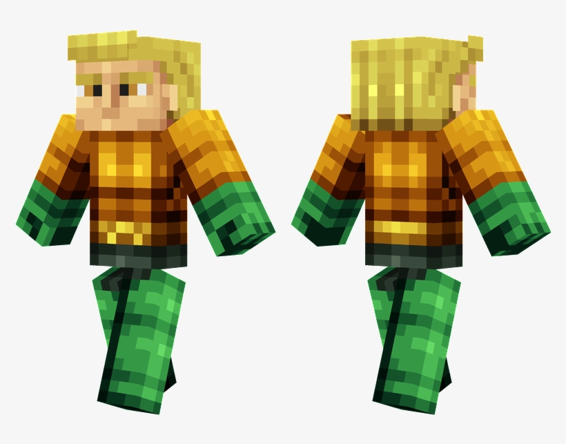 Aquaman - Minecraft Dash The Incredibles, transparent png