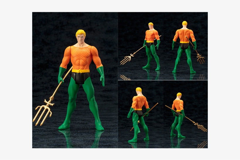 Aquaman Classic Costume Artfx Statue - Aquaman Super Powers Collection Artfx+ Statue, transparent png