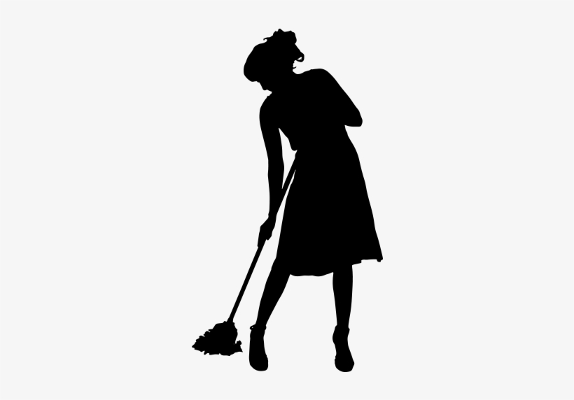 Silhouette Cleaning At Getdrawings Cleaning Silhouette Png 300x491