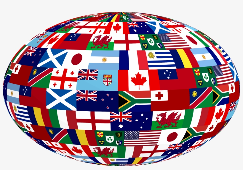 This Free Icons Png Design Of 3d Rugby Nations Ball, transparent png