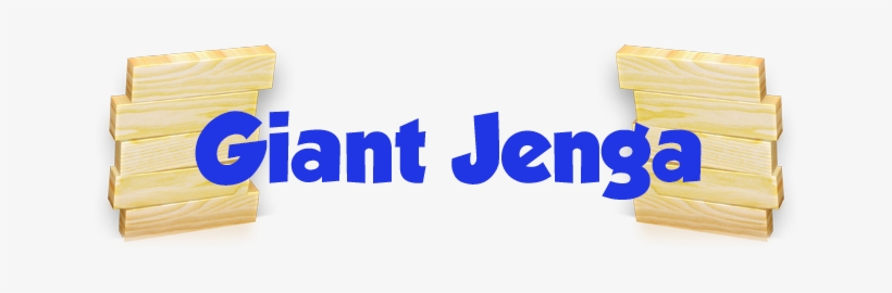Our Giant Jenga Is Amazing Fun For Everyone At Your - Hasbro Jenga Giant Party, transparent png