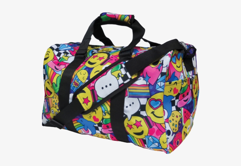 Picture Of Emoji Party Duffle Bag - Duffel Bag, transparent png
