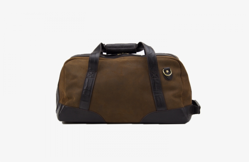 Small Duffel Bag Brown Suede - Holdall, transparent png