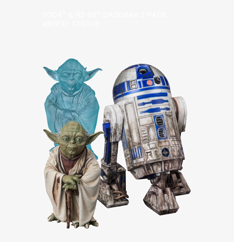 Artfx ヨーダ ＆ R2-d2 ダゴバパック - 1/10 Artfx+ Yoda & R2-d2 Dagobah - Figure Set, transparent png