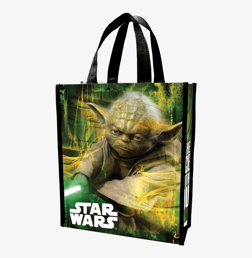 Star Wars Yoda Small Recycled Shopper Tote - Star Wars, transparent png