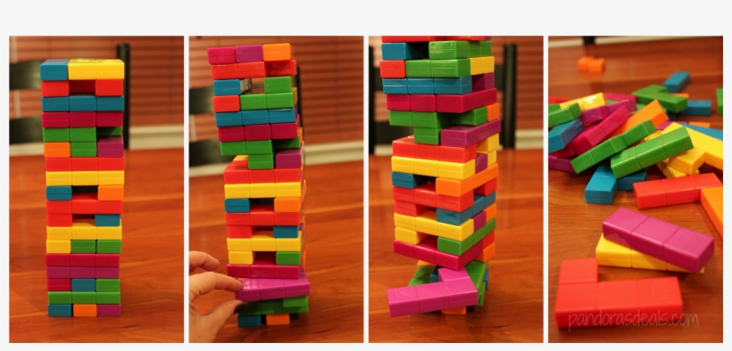 Colorful Combine Jenga Tetris Tower Up Stacking Game, transparent png