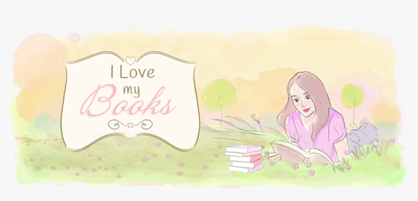 I Love My Books - Illustration, transparent png