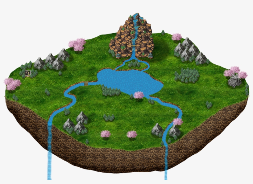 Test - Floating Islands Dungeon Minecraft, transparent png