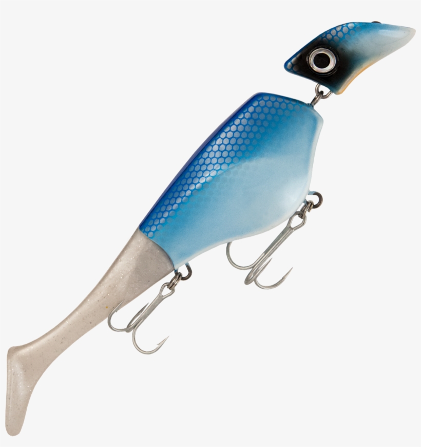 Headbanger Lures - Headbanger Shad 16cm, Sinking, Blue Pearl, transparent png