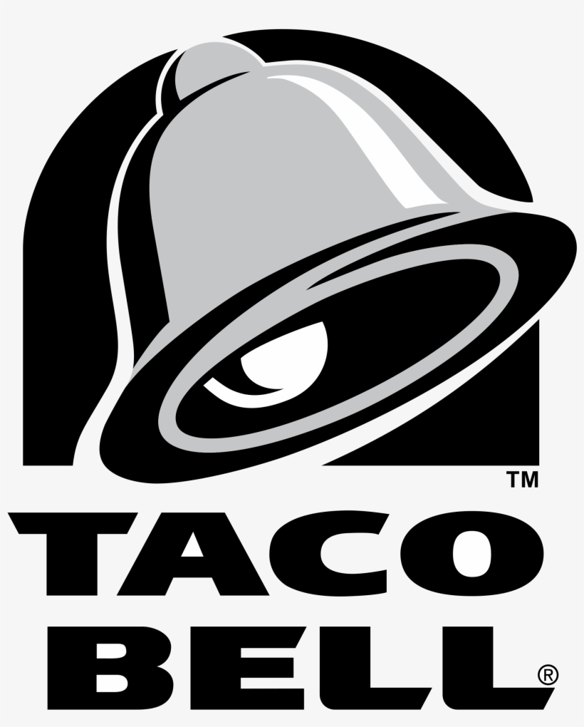 Collection Of Free Taco Download On Ubisafe - Fast Food Logos Black And White, transparent png