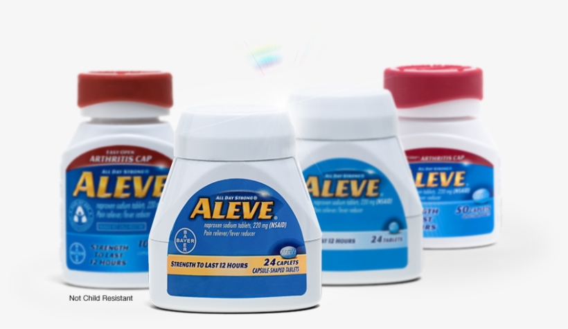 Aleve Products - Aleve Pain Reliever, Fever Reducer, 220mg Tablets,, transparent png
