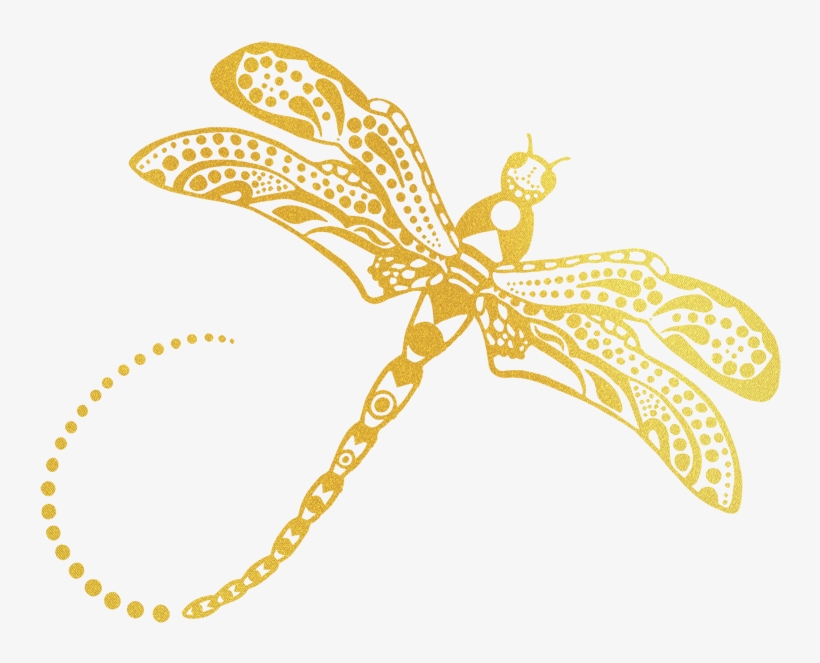 Dragonfly Clipart Golden - Impostor Syndrome, transparent png