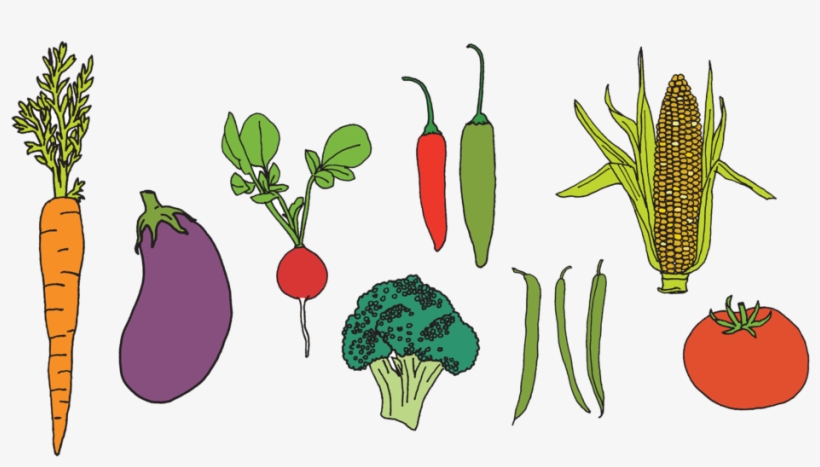 Vegetable Set Temporary Tattoo, transparent png
