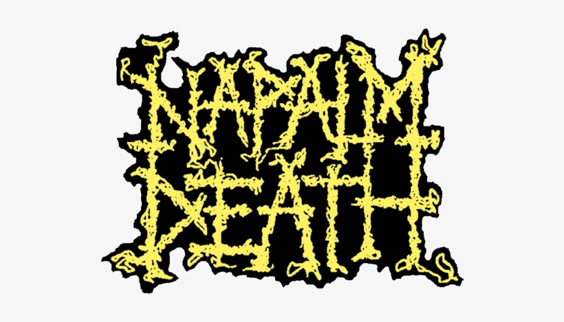 Turtle Island - Napalm Death Logo Font, transparent png