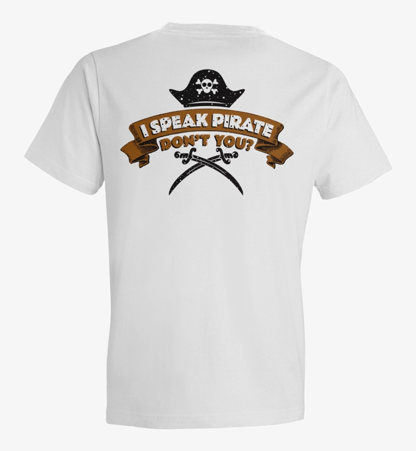 Children's I Speak Pirate Short Sleeve Tee Shirt - T Shirt Soul Funk, transparent png