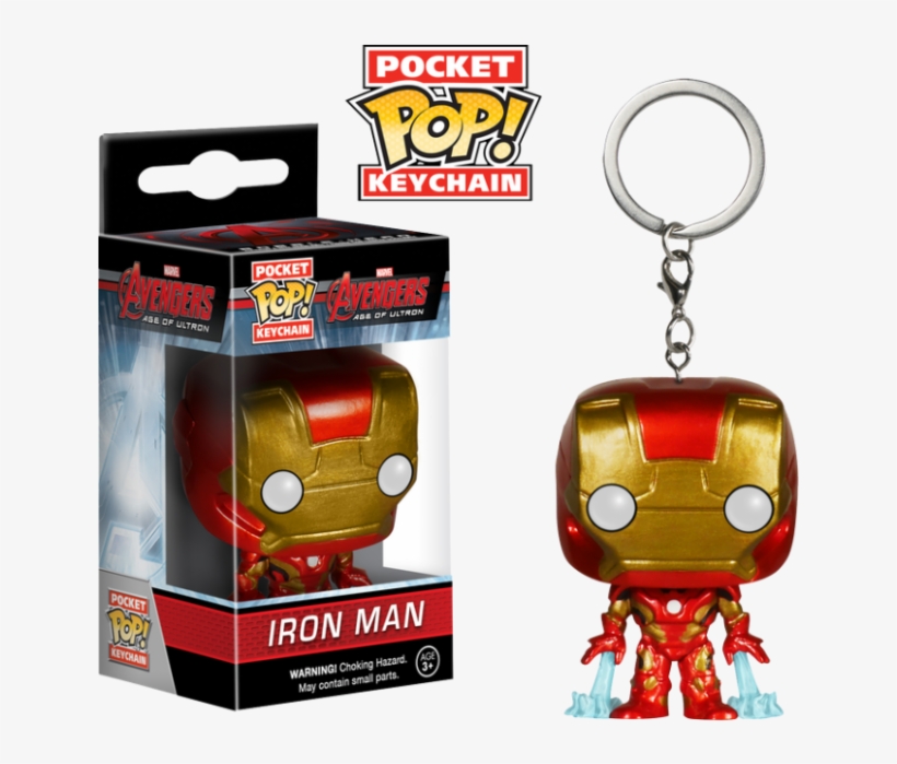 Pocket Pop Key Chain - Funko Pop Keychain Iron Man, transparent png