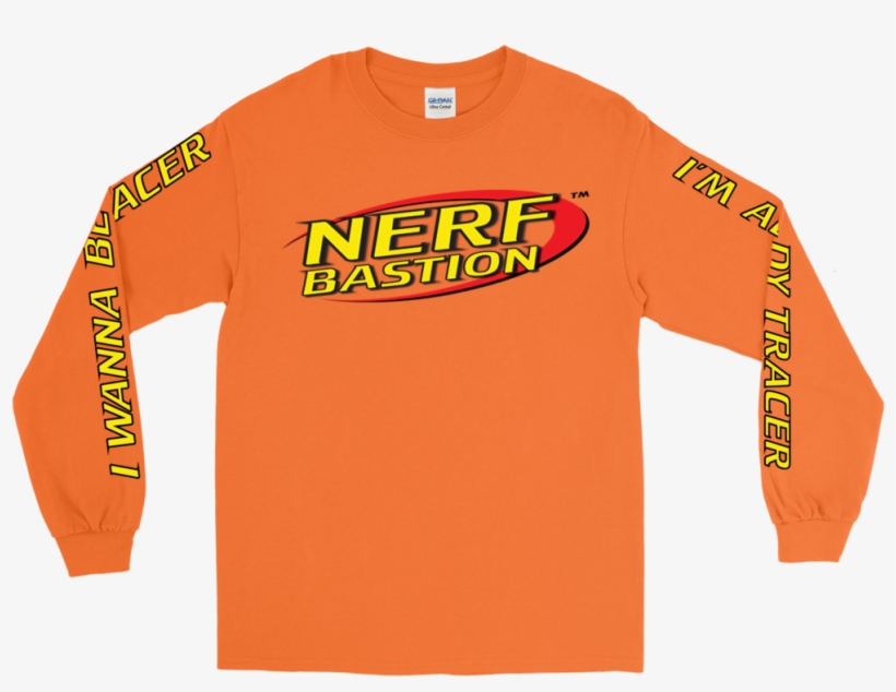 Nerf Bastion Long Sleeve - Stacked Do Less Long Sleeve In Black/sand - Sloth Street, transparent png