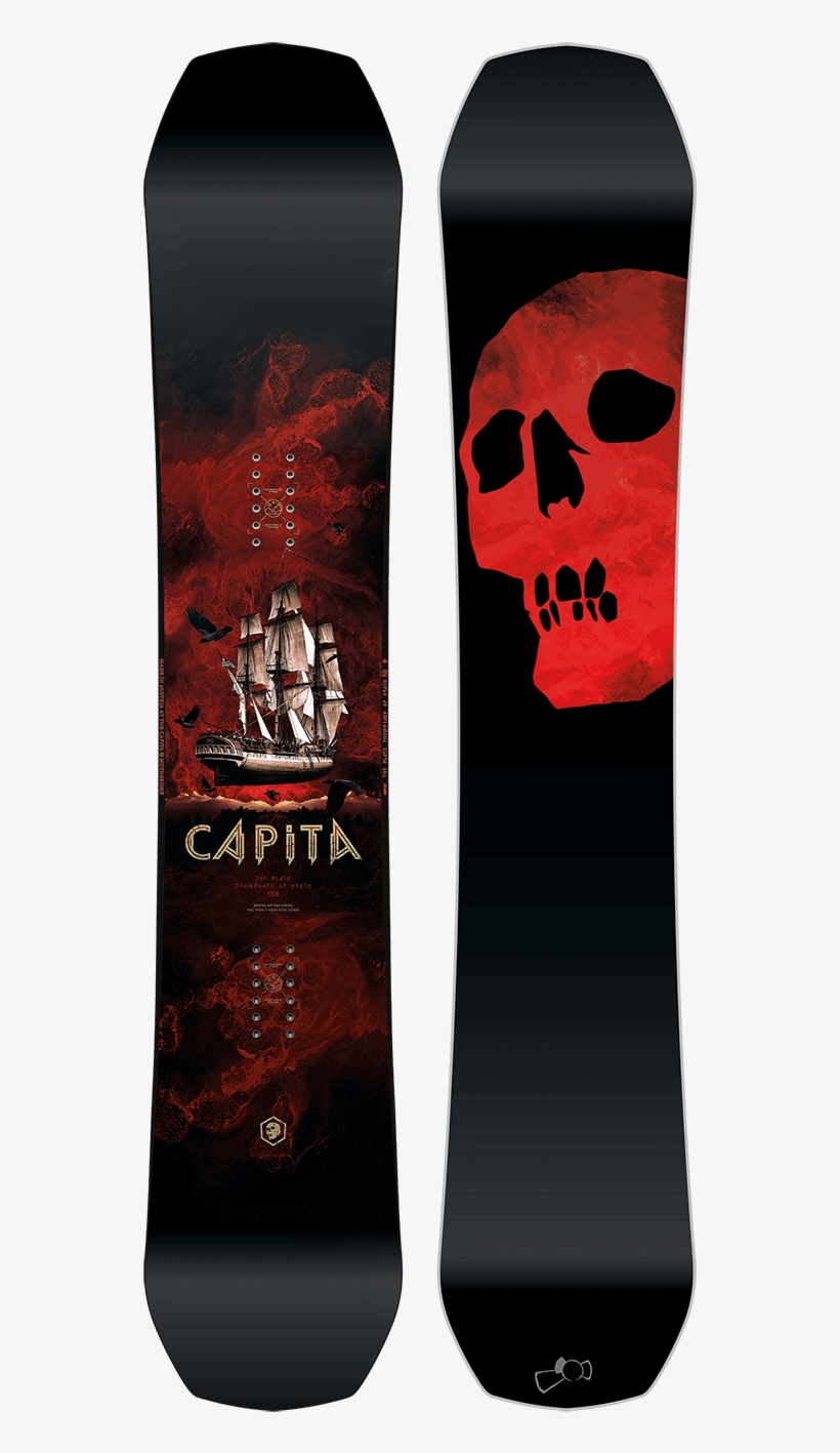 Capita Black Snowboard Of Death - Black Snowboard Of Death 2018, transparent png
