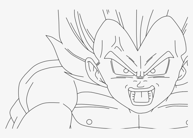Ascended Super Saiyan By - Draw Super Saiyan Vegeta, transparent png